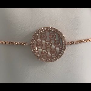 NWT Michael Kors Rose Gold Slider Bracelet!